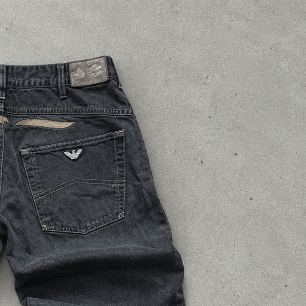 Y2K Armani Jeans Jeans Black Limited (W32 | DE 48)
