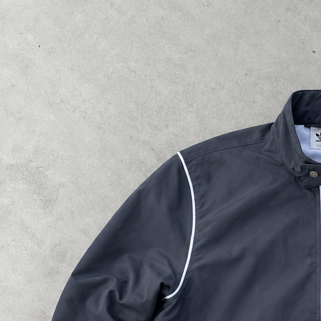Adidas Jacke Marine / Weiß Selten (S)