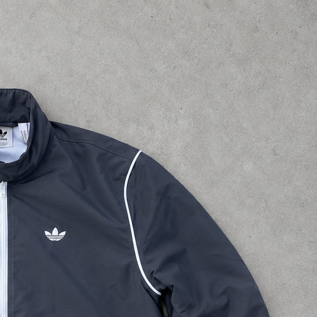 Adidas Jacke Marine / Weiß Selten (S)