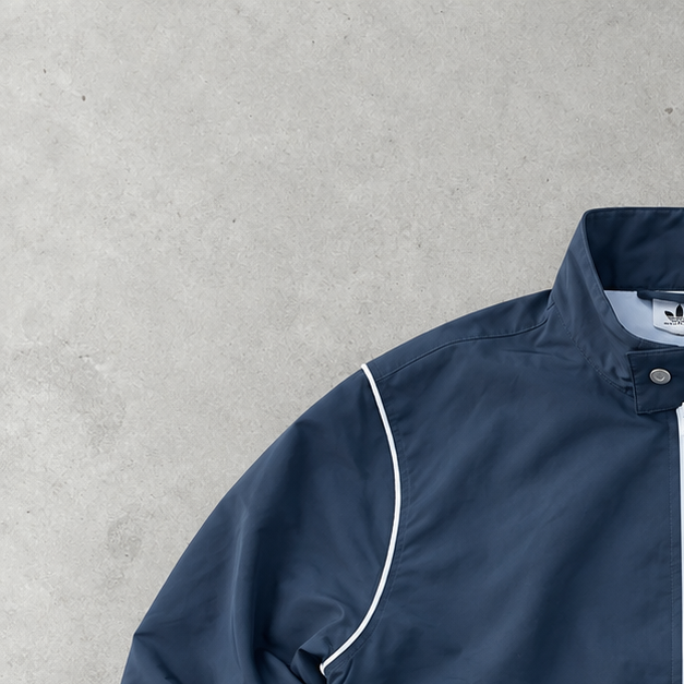 Adidas Jacke Marine / Weiß Selten (S)