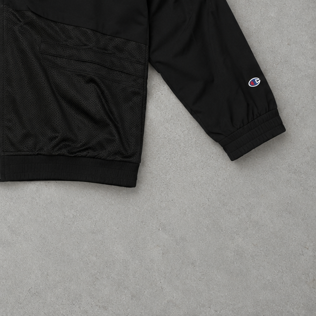 Champion Track Jacket Schwarz, Weiß Rare (XL)