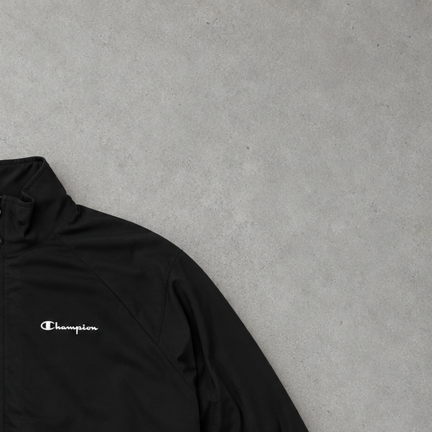 Champion Track Jacket Schwarz, Weiß Rare (XL)