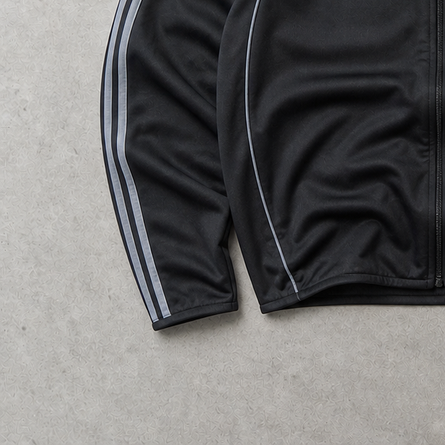 Adidas Track Jacket Schwarz, Grau Limited (S) Stitched Logo