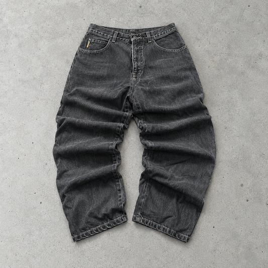 Y2K Armani Jeans Jeans Black Rare (S)