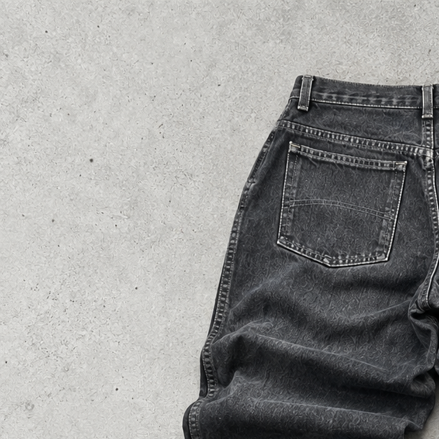 Y2K Armani Jeans Jeans Black Rare (S)