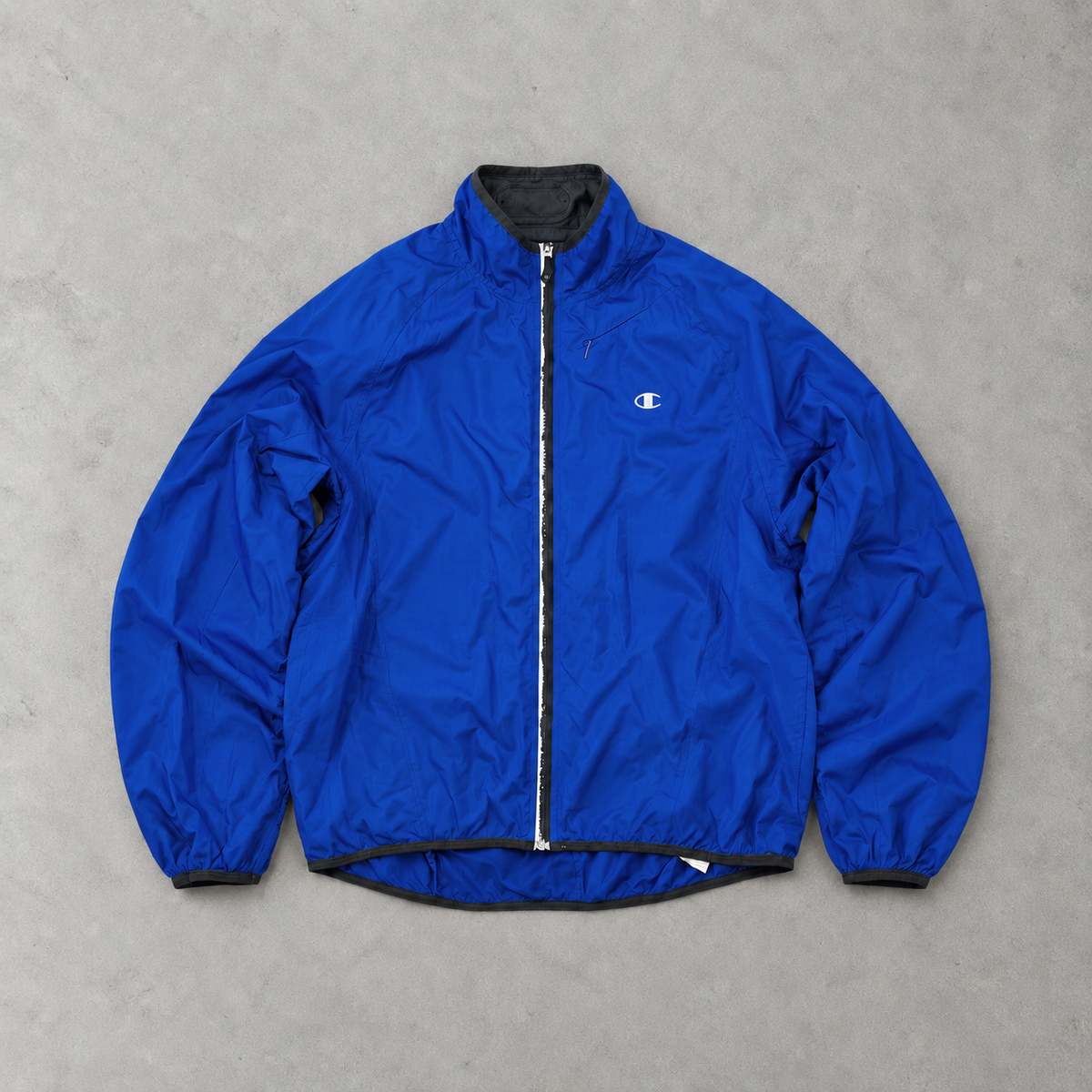 Champion Jacket Blau Rare Stitched Logo (M)