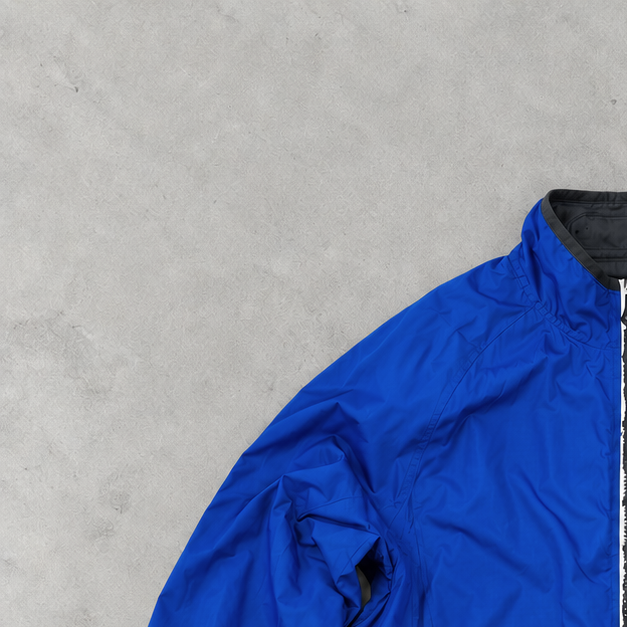 Champion Jacket Blau Rare Stitched Logo (M)