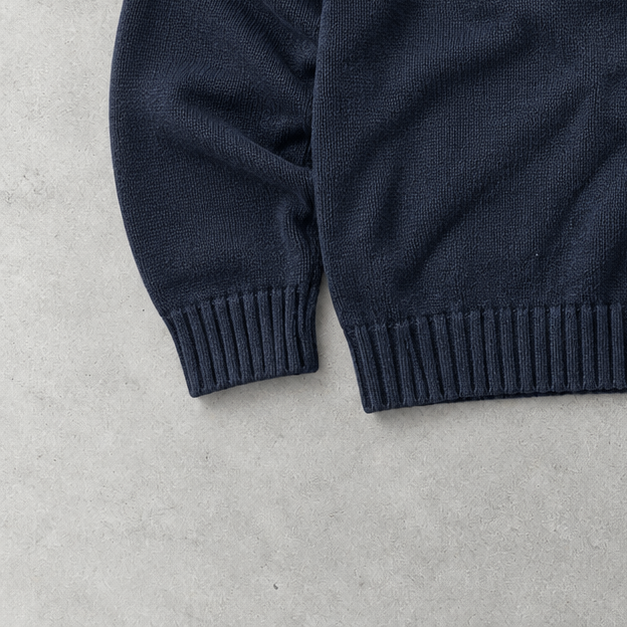 Ralph Lauren Sweater Marineblau Stitched Logo Limited (L)