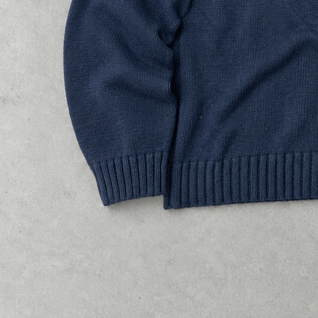 Ralph Lauren Sweater Marineblau Stitched Logo Limited (L)