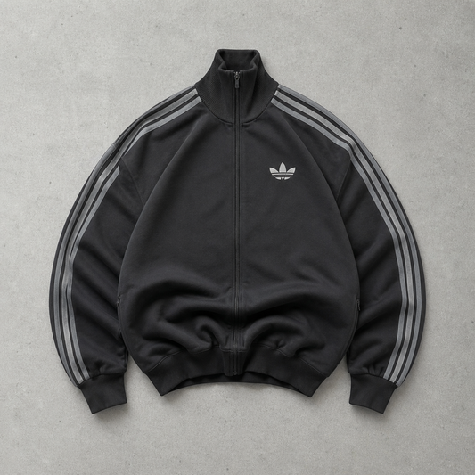 Adidas Track Jacket Schwarz Rare (S) Stitched Logo