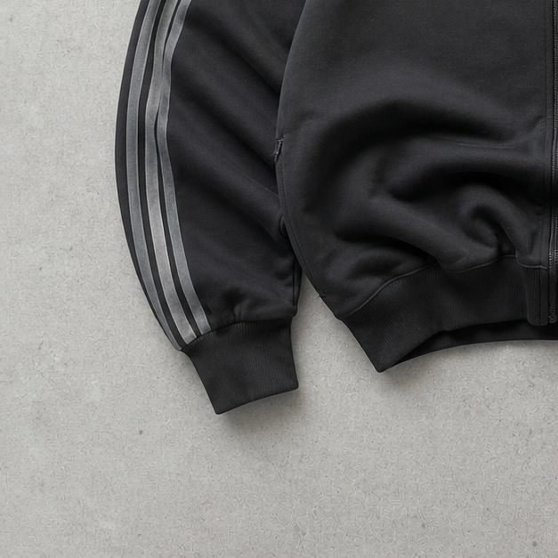 Adidas Track Jacket Schwarz Rare (S) Stitched Logo