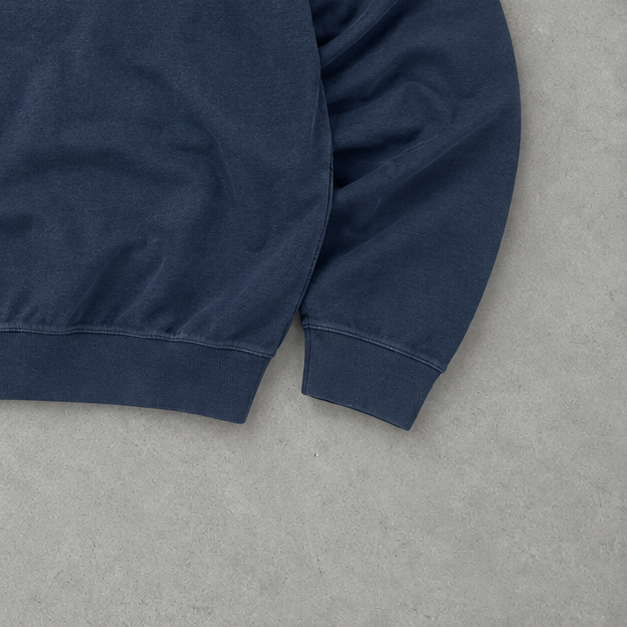 Ralph Lauren Sweater Marineblau Rare (XXL) Stitched Logo