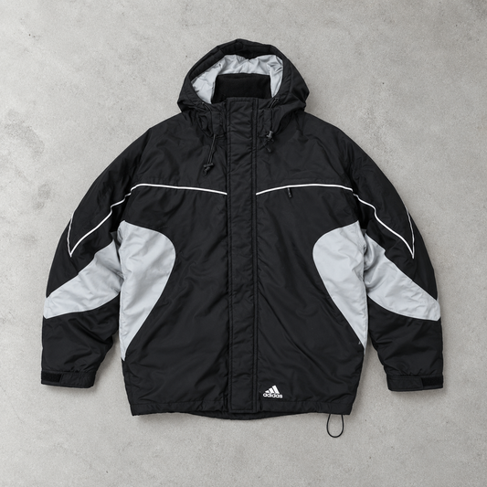 adidas Jacket Schwarz, Grau Rare (M)