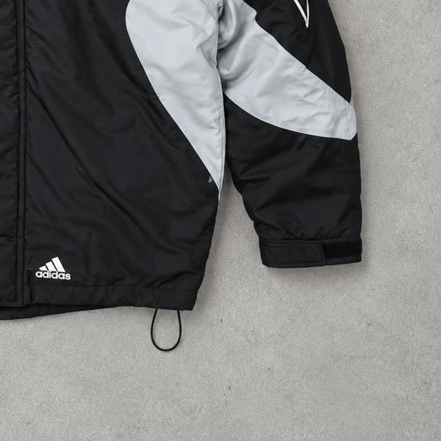 adidas Jacket Schwarz, Grau Rare (M)