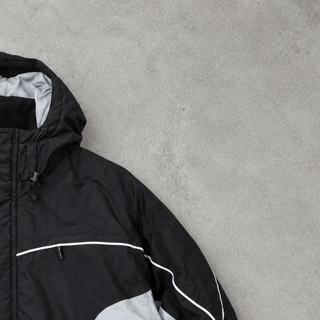 adidas Jacket Schwarz, Grau Rare (M)