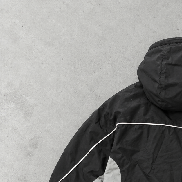 adidas Jacket Schwarz, Grau Rare (M)