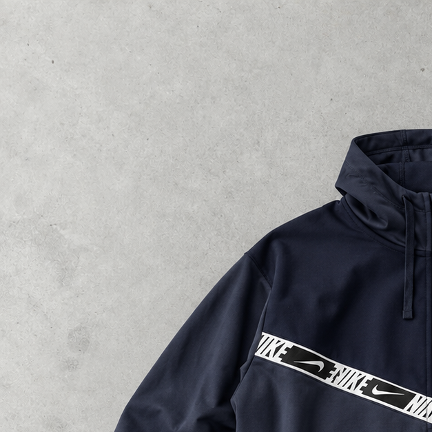 Y2K Nike Hoodie Marineblau Rare (M)