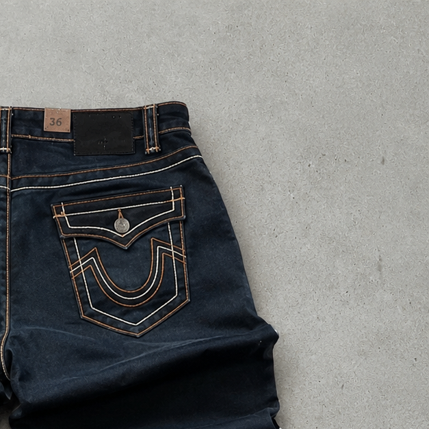 True Religion Jeans Marineblau Rare (L)