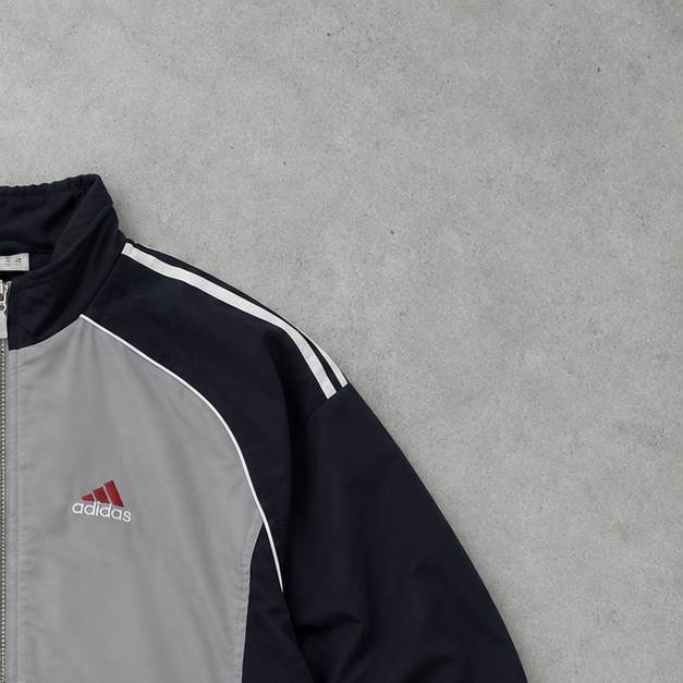 Adidas Jacke Marine / Hellblau limitiert (M)