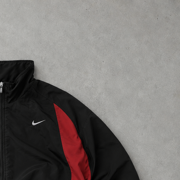 Veste de survêtement Nike noir/rouge rare (M)