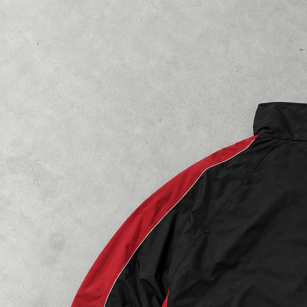 Veste de survêtement Nike noir/rouge rare (M)