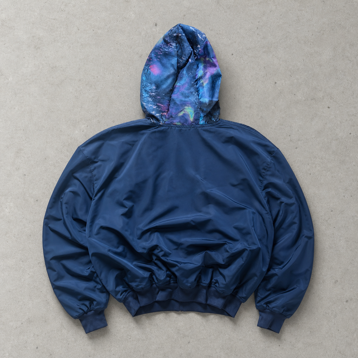 Adidas Windbreaker Marineblau, Lila Rare (S) Stitched Logo