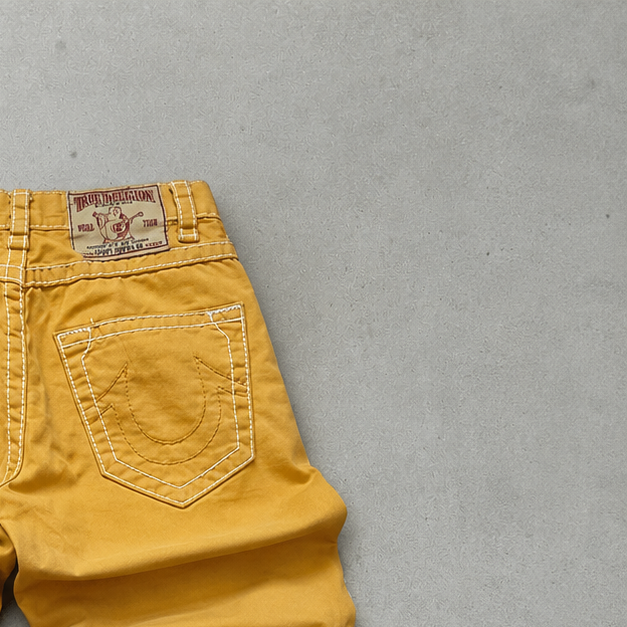 True Religion Jeans Gelb Rare (W30 | DE 46)