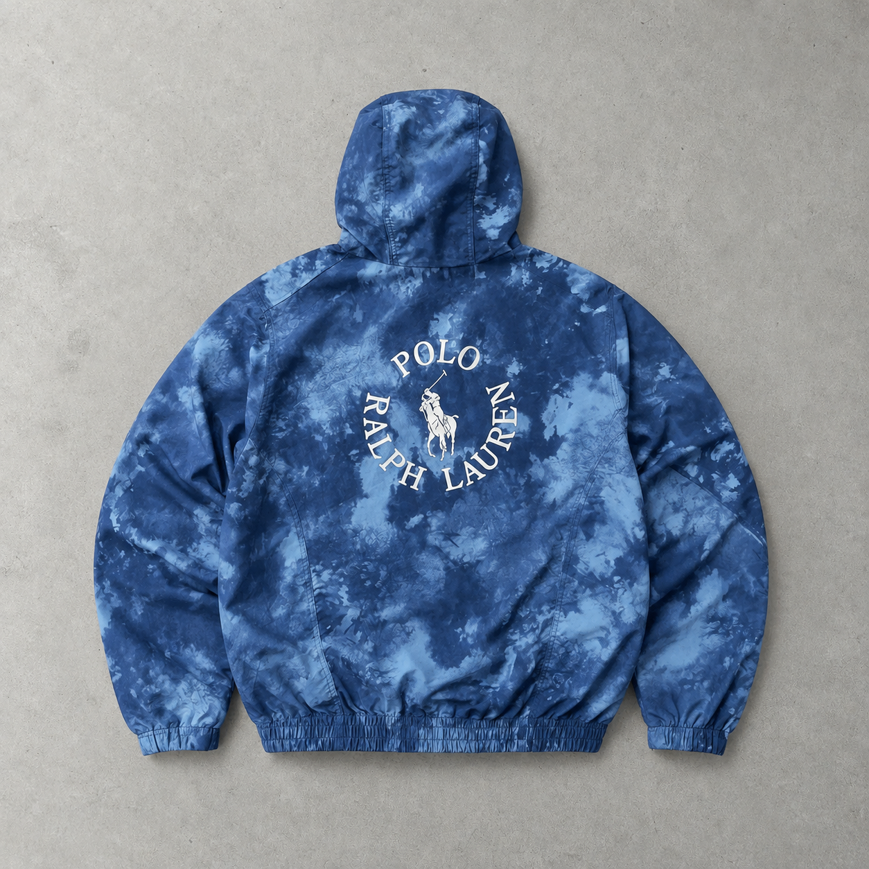 Ralph Lauren Hoodie Blau Rare Stitched Logo (S)