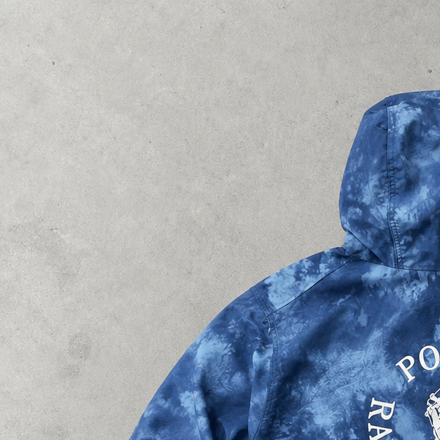 Ralph Lauren Hoodie Blau Rare Stitched Logo (S)