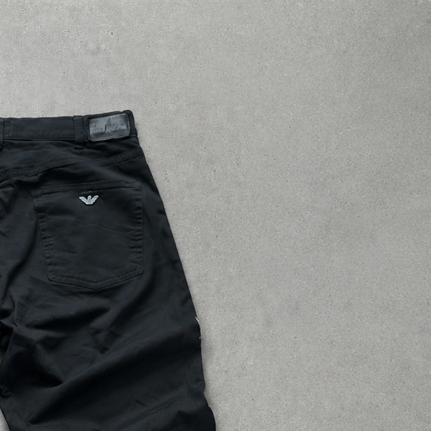 Y2K Armani Jeans Jeans Schwarz Limited (L)