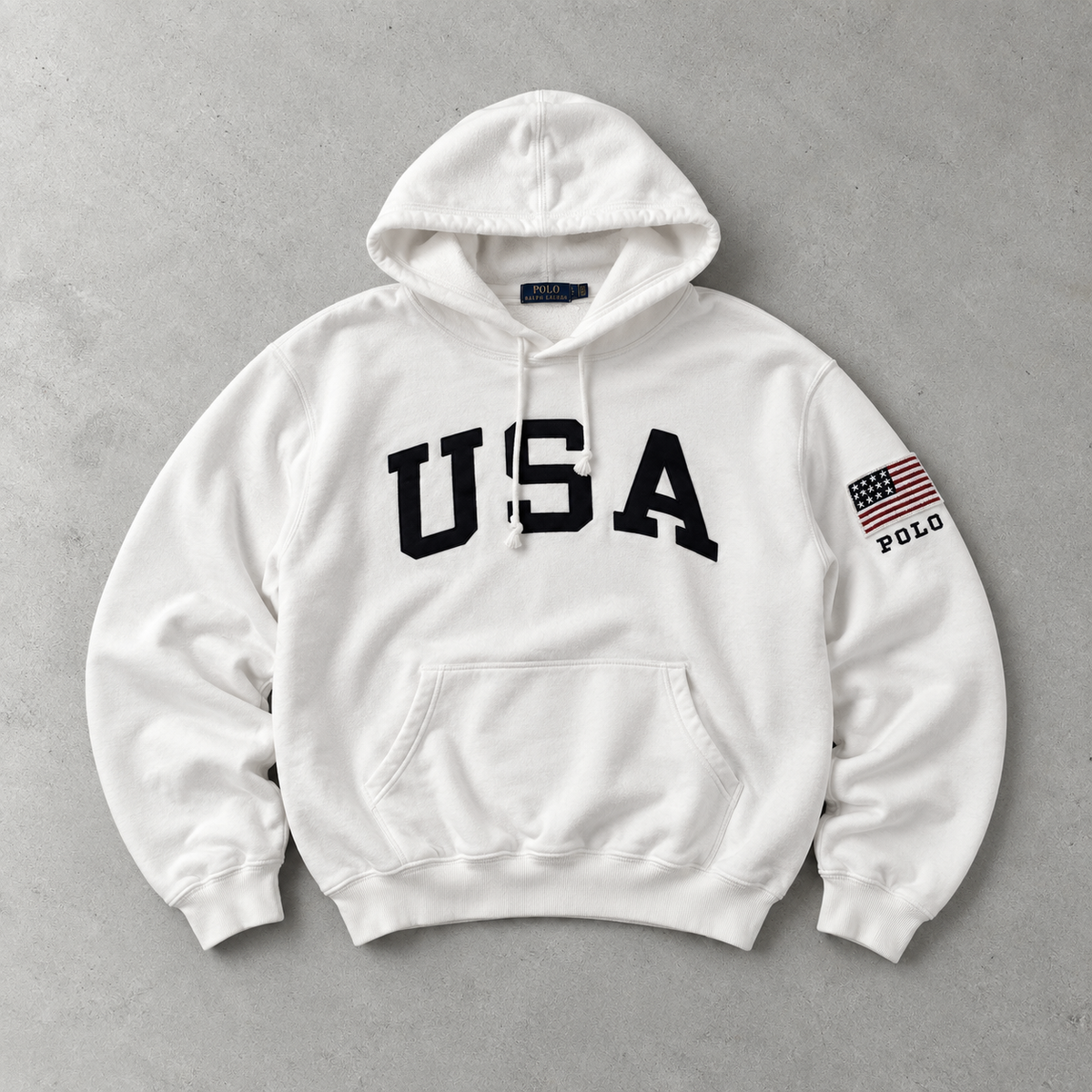 Ralph Lauren Hoodie Weiß Rare (L)