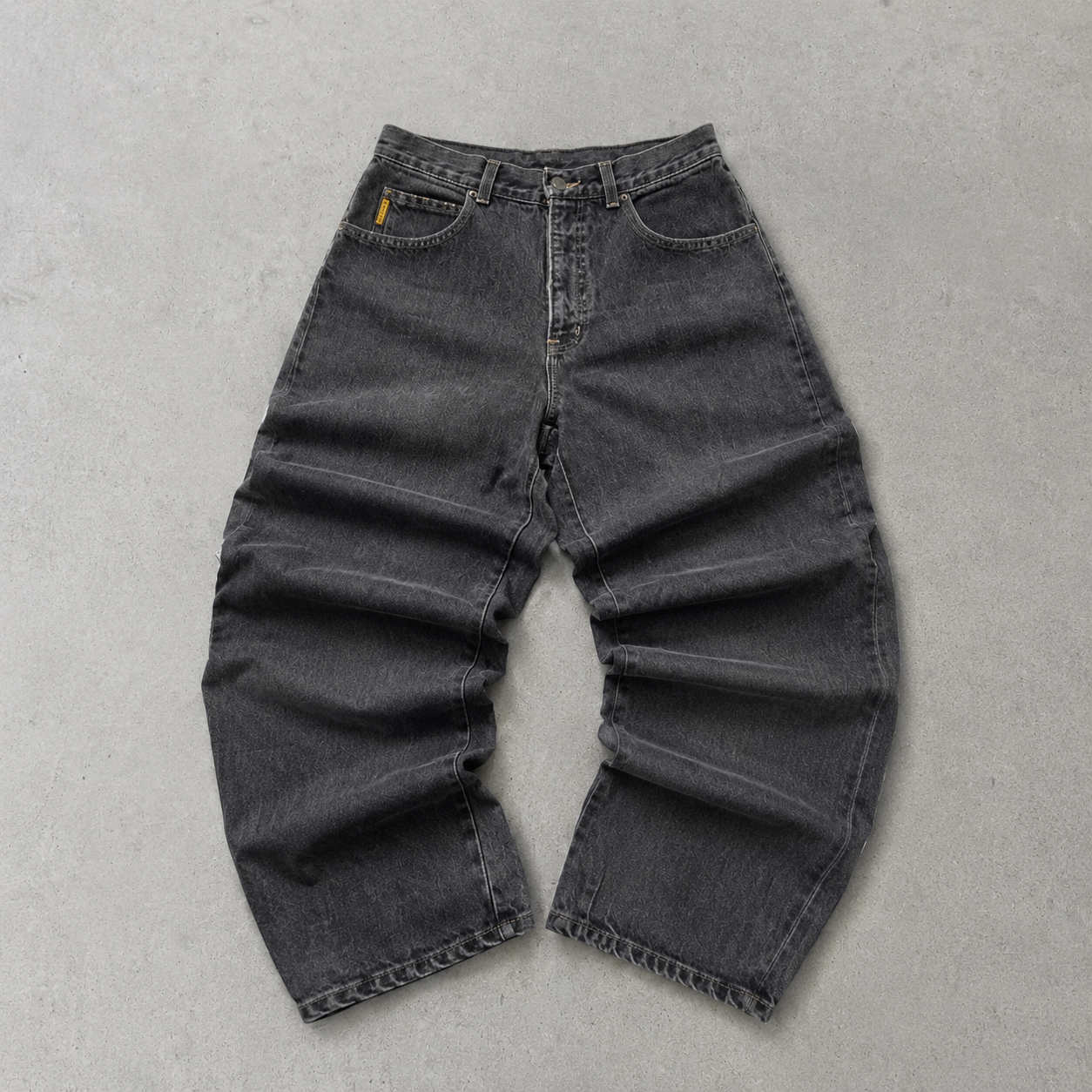 Y2K Emporio Armani Jeans Grau, Schwarz Rare (W35 | DE 50)