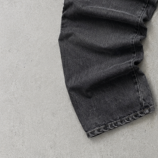 Y2K Emporio Armani Jeans Grau, Schwarz Rare (W35 | DE 50)