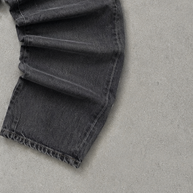 Y2K Emporio Armani Jeans Grau, Schwarz Rare (W35 | DE 50)
