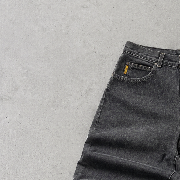 Y2K Emporio Armani Jeans Grau, Schwarz Rare (W35 | DE 50)