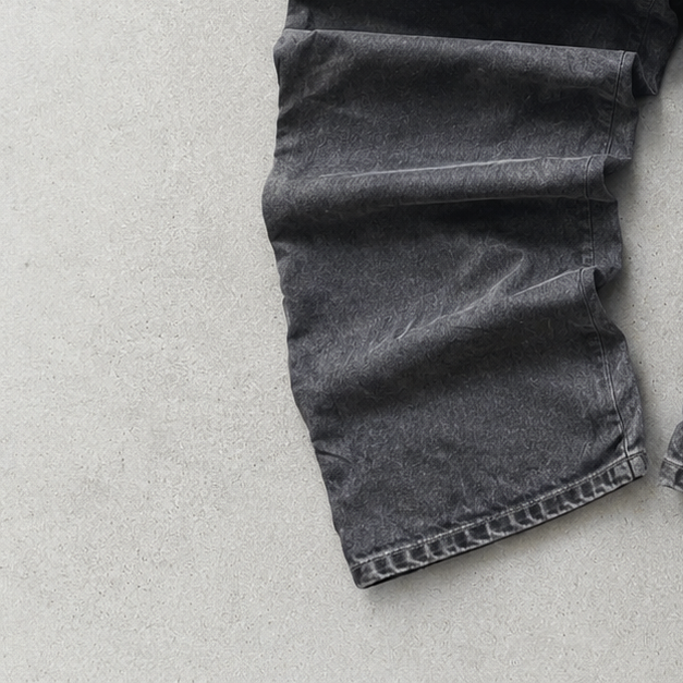 Y2K Emporio Armani Jeans Grau, Schwarz Rare (W35 | DE 50)