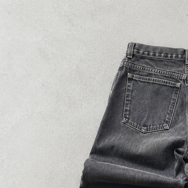 Y2K Emporio Armani Jeans Grau, Schwarz Rare (W35 | DE 50)