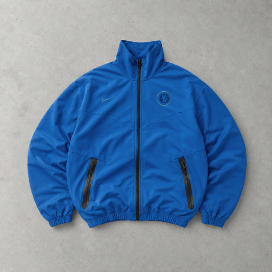 Chelsea Nike Tech Fleece Jacke Blau Selten (Größe S)