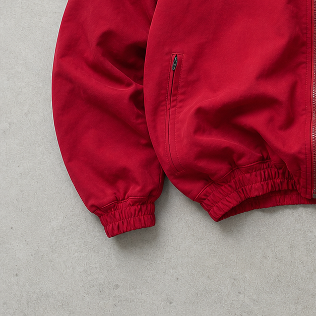 Adidas Track Jacket Rot, Burgunderrot Limited (S) Stitched Logo