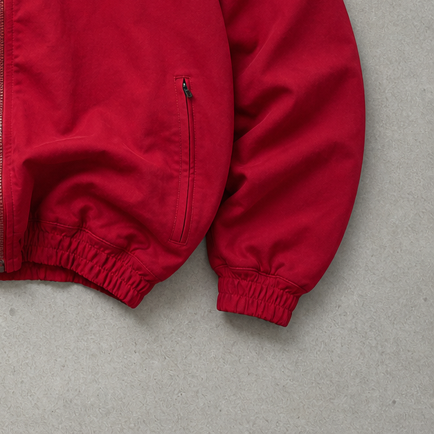 Adidas Track Jacket Rot, Burgunderrot Limited (S) Stitched Logo
