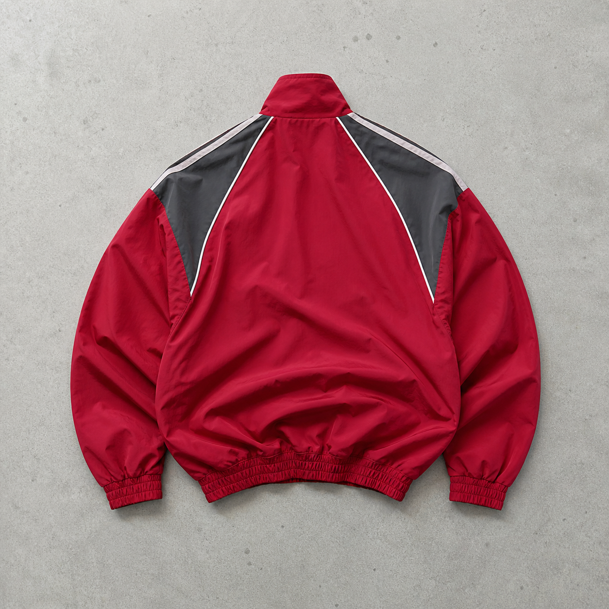Adidas Track Jacket Rot, Burgunderrot Limited (S) Stitched Logo
