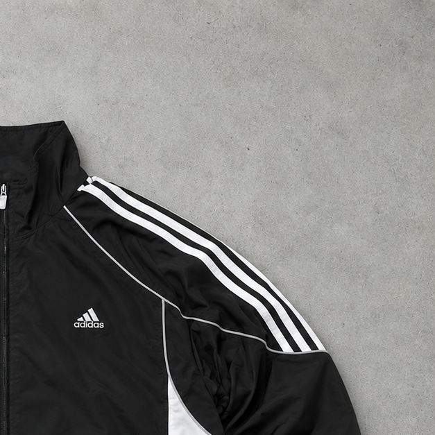 2010 Adidas Jacket Black / White Rare (M)