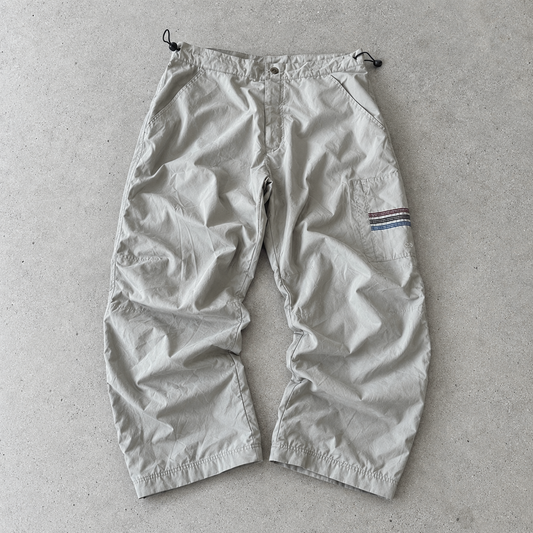 Y2K Adidas Cargo Pants Creme Rare (M)