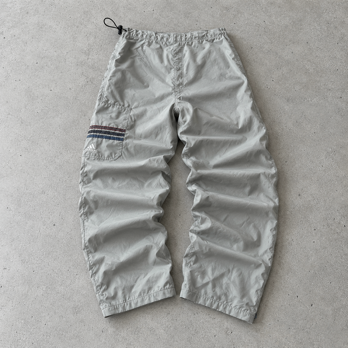 Y2K Adidas Cargo Pants Creme Rare (M)