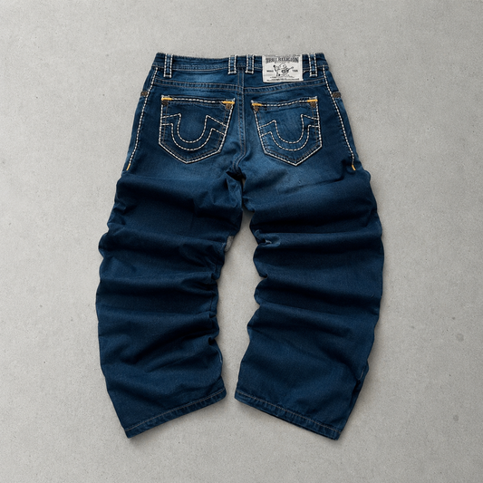 Y2K True Religion Jeans Blau Limited (M)