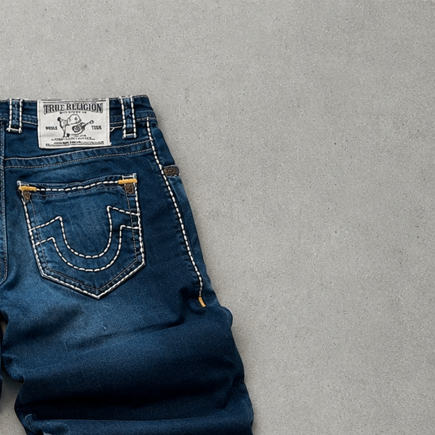 Y2K True Religion Jeans Blau Limited (M)