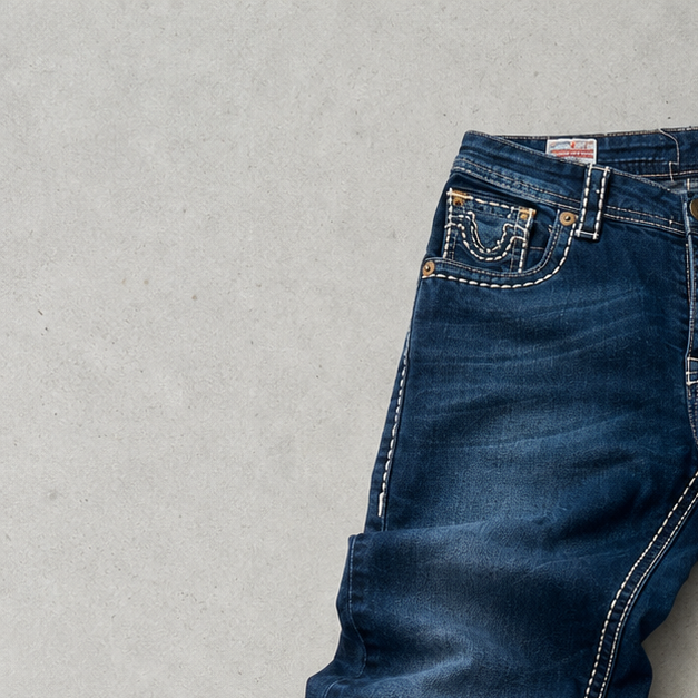 Y2K True Religion Jeans Blau Limited (M)