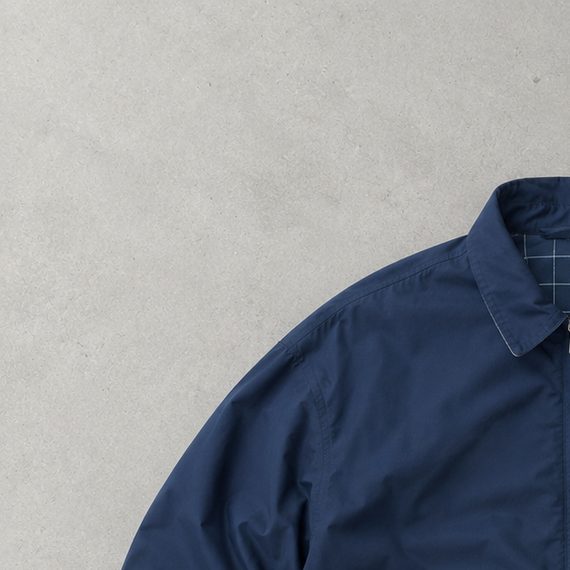 Ralph Lauren Harrington Jacket Marineblau, Blau Limited Stitched Logo (XL)