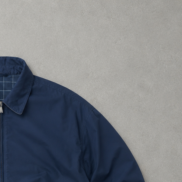 Ralph Lauren Harrington Jacket Marineblau, Blau Limited Stitched Logo (XL)