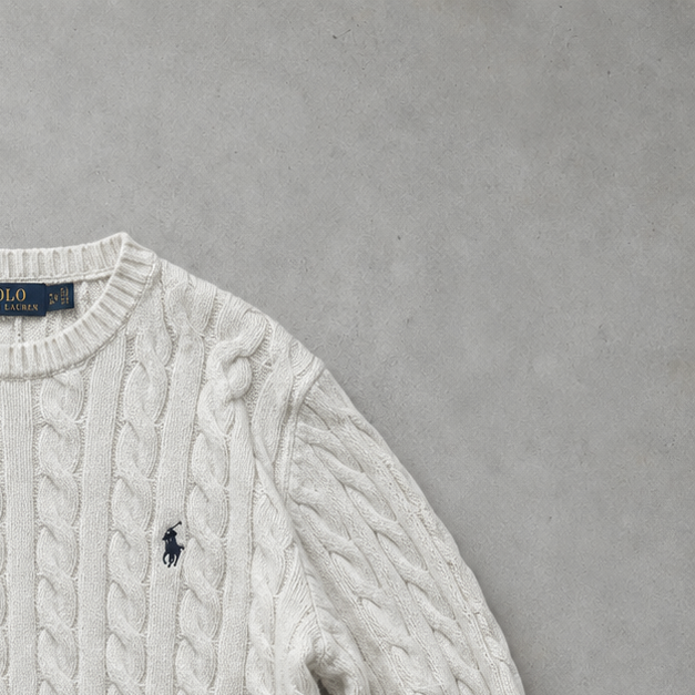 Ralph Lauren Sweater Weiß Limited (M)
